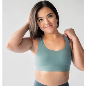 NWT P’tula Faith Sport Bra Seafoam
